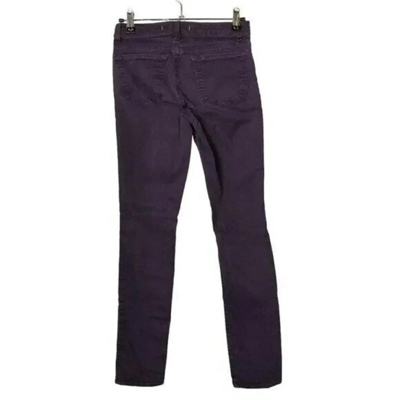 J Brand Skinny Leg Aubergine Purple Low Rise Skinny Jeans 25 - Picture 3 of 4